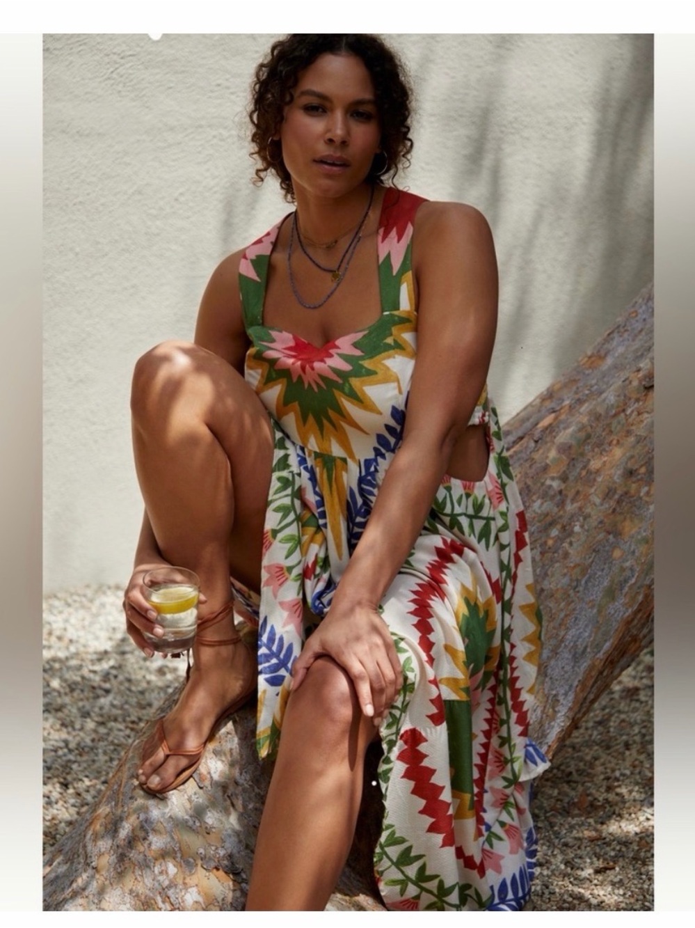 Anthropologie Jao Incerti Sleeveles Maxi Dress